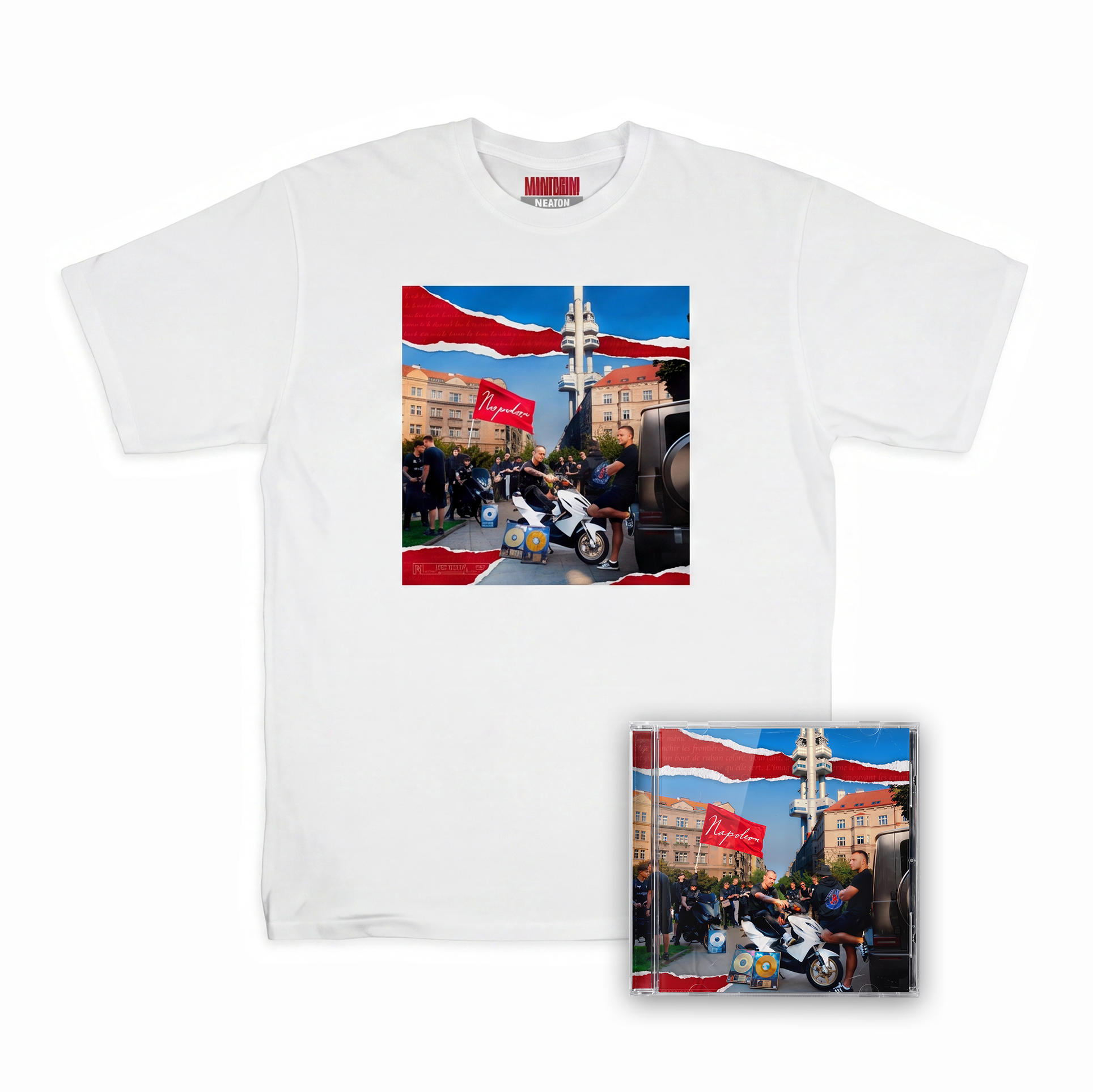 Napoleon Cover Tee + CD Pack